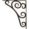 Ekena Millwork Tristan Wrought Iron Bracket, (Single center brace), Antiqued Pale Gold 1 1/2"W x 12"D x 15"H BKTM01X12X15STNAPG - alternate 7